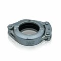 Concrete Pump Supply 2.5'' Heavy Duty Coupling, Forged, Non-Adjustable, w/Gasket C25SDA